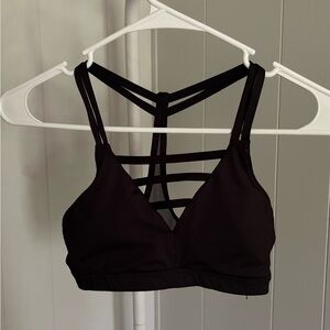 VSX‎ Sport Black Strappy Back Sports Bra XS Athletic Workout Gym Yoga Fitness